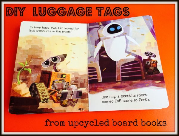 luggage tag board book craft