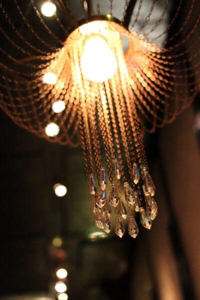 Beauty & Essex NYC chandeliers