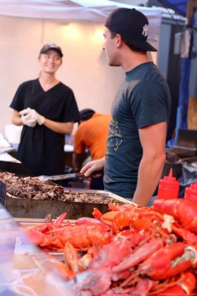 Feast of San Gennaro lobster Momfluential