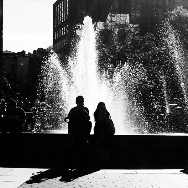 NYU Washington Square Fountain Photo by Momfluential