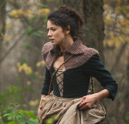 Knitted garments on Outlander