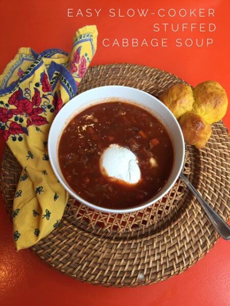 heartwarming healthy stuffed cabbage soup