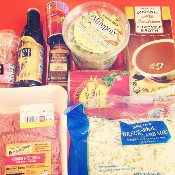 Easy Slow Cooker Inside Out Stuffed Cabbage Soup From Trader Joes Momfluential Media