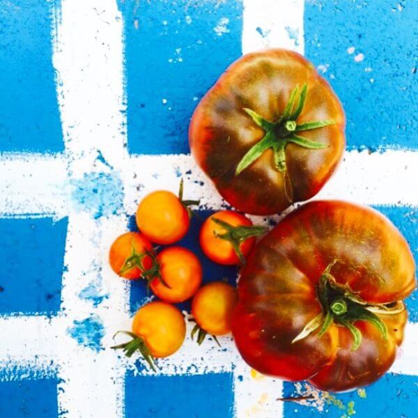 heirloom black from Tula tomatoes from my garden
