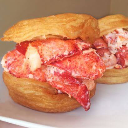 Lobster plus donut... I'm not even kidding. Cook father's day gift for a foodie. 