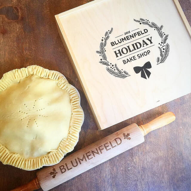 personalized pie box