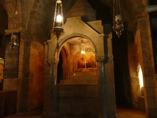 The Chapel of Helena in the Church of the Holy Sepulchre