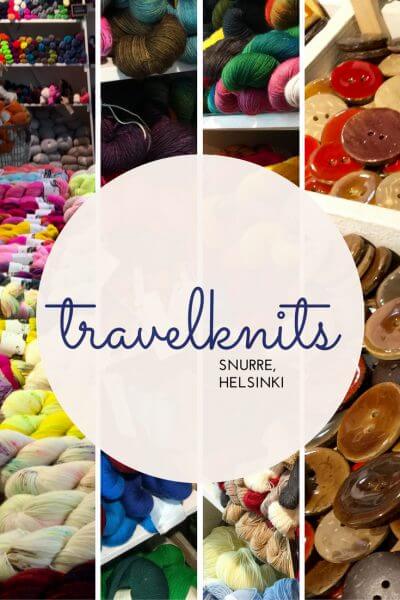 travel knitting Snurre Helsinki