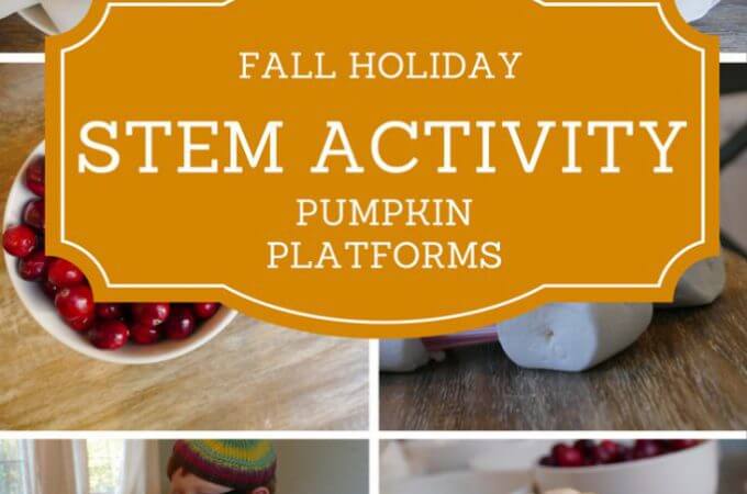Fall stem learning project: Building Pumpkin Platforms