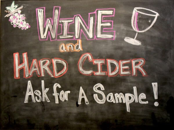 Cider Tasting at Snow Line Orchards in Oak Glen Fall Season