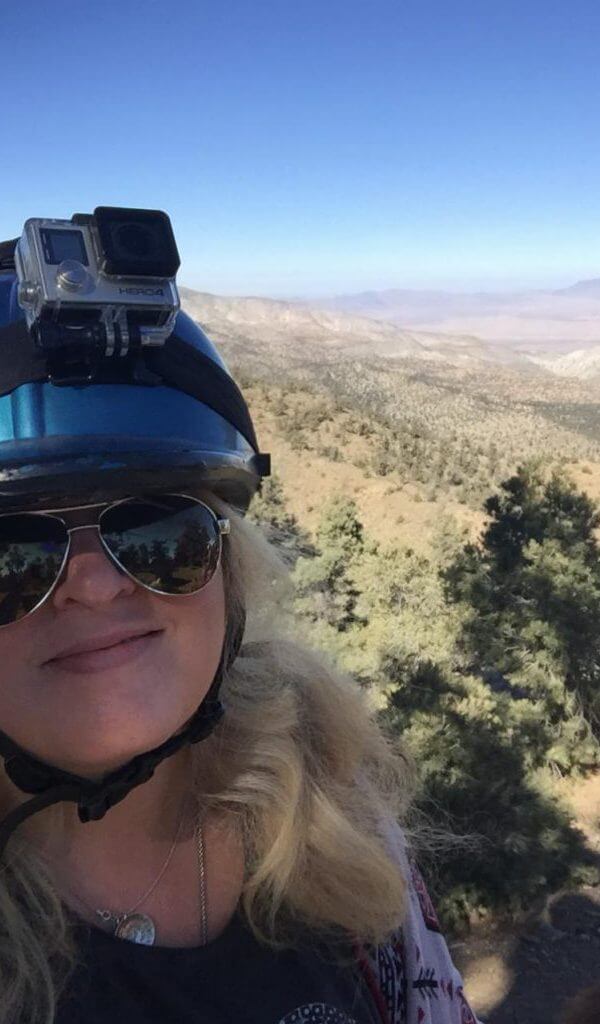 riding on the Pacific Crest Trail