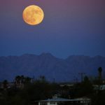 Super moon over 29 palms