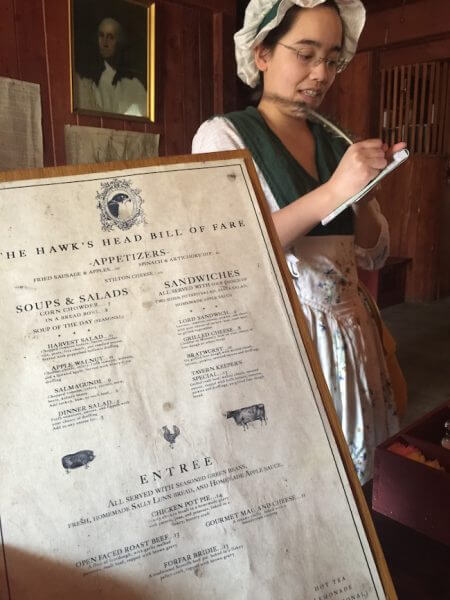 Lunch at the Hawks Head Cafe at Riley's Stone Soup Farm